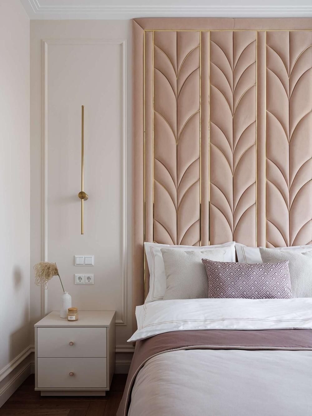 Channelled Headboards — leather wall art for premium interiors