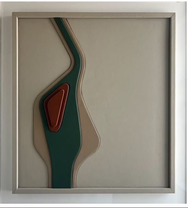 Framed Leather Artworks — leather wall art for premium interiors