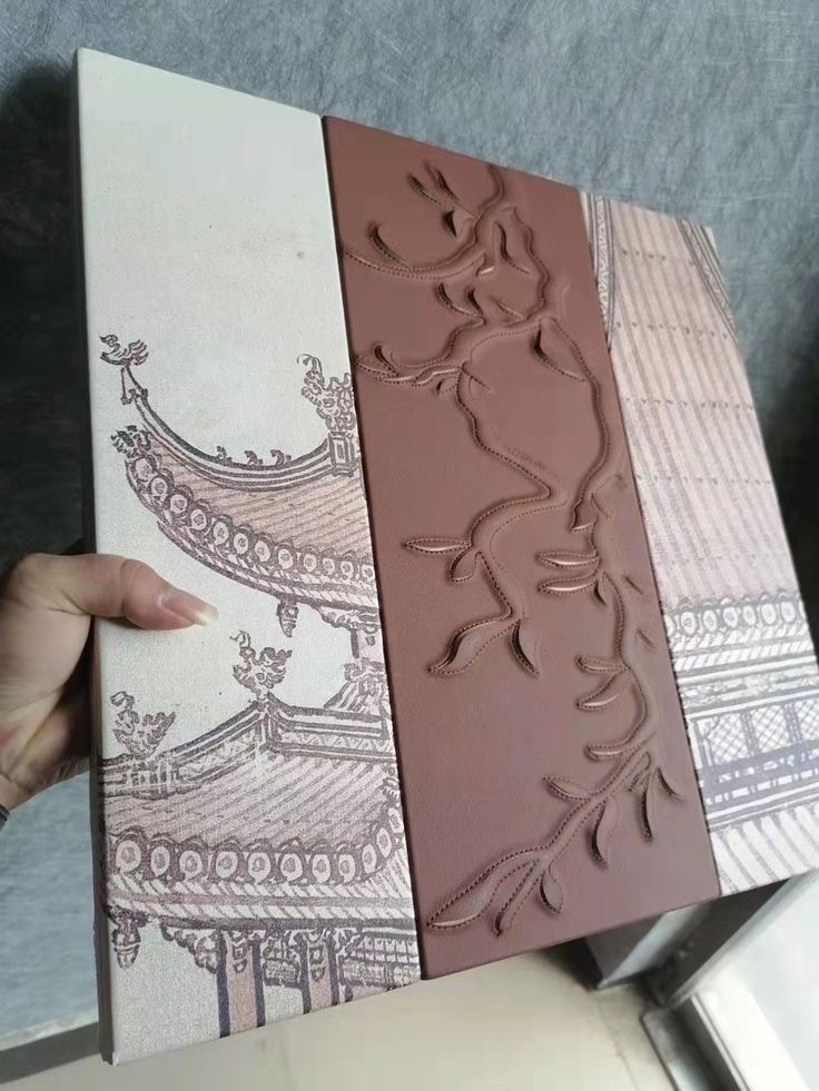 Bespoke Motif Samples — leather wall art for premium interiors