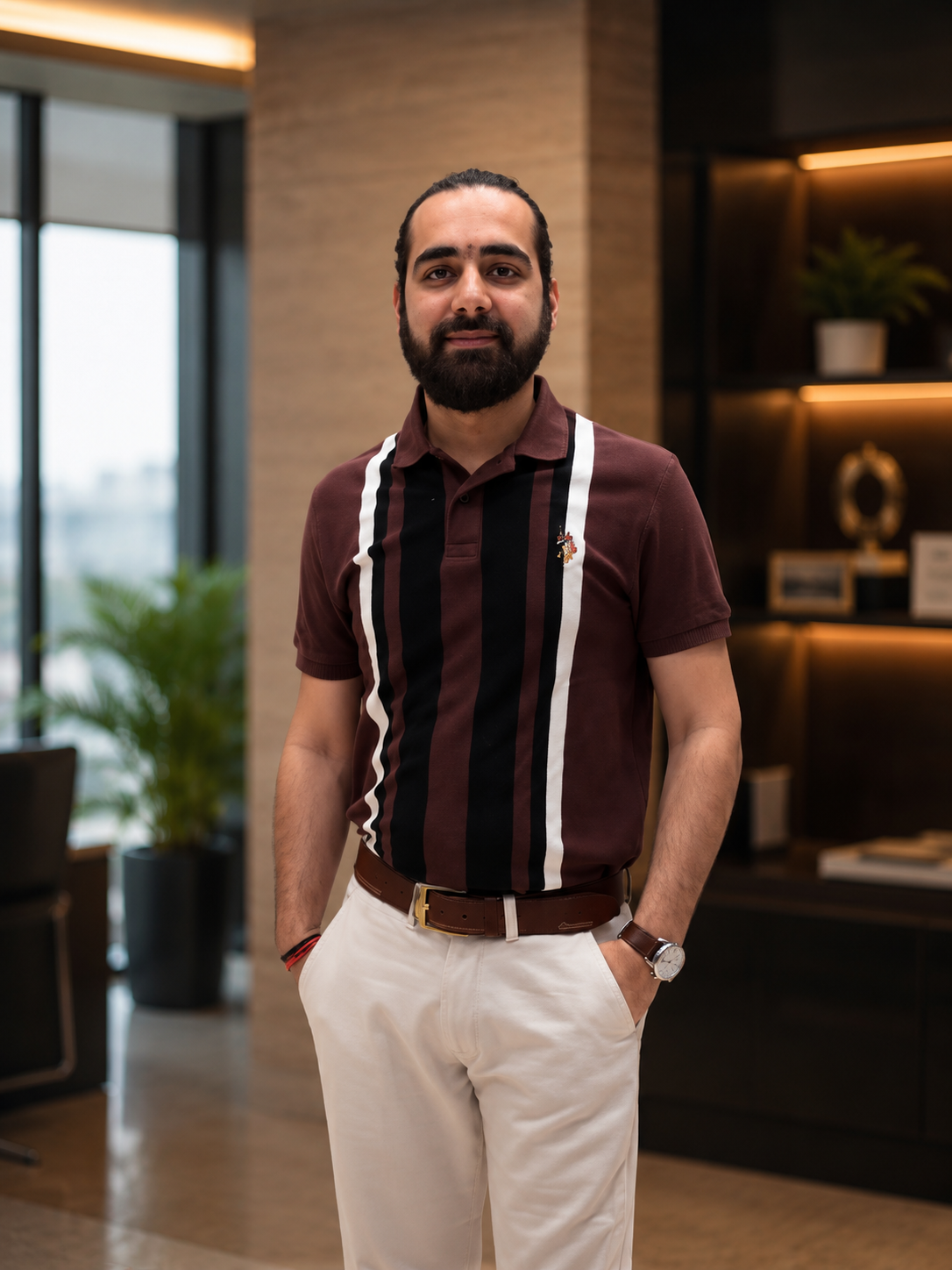 Akshay Ahuja, Founder of Livaura Designs, at the Chandigarh studio